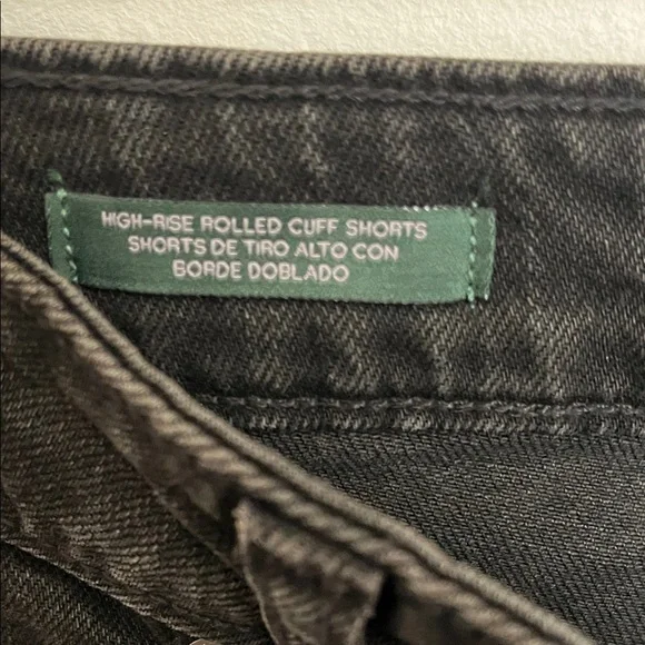 NWT Black High-Rise Denim Shorts Wild Fable size 6R - Picture 7 of 10